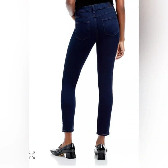 PAIGE Dark Blue Women's Jeans - Picture 3 of 10